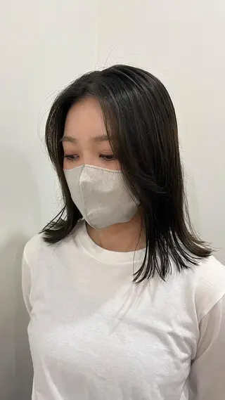 ミディアム ボブ／ミニボブ／ akaneのヘアスタイル