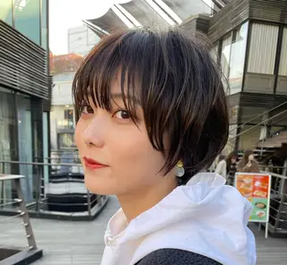 ショート パーマ mee.表参道所属・ボブ/ショート /パーマ/shinのヘアスタイル