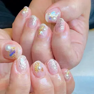 ショート ネイル ネイルサロン　リリーブランシュ所属・森 瑞紀のネイルデザイン