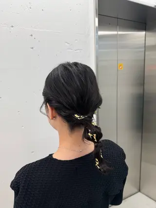 ヘアアレンジ メンズ特化美容師/栄 /本間さつきのヘアスタイル