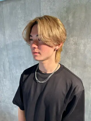 ショート メンズ become men's hair 名駅店所属・名駅/フェザーパーマ 韓国ヘア/森岡のヘアスタイル