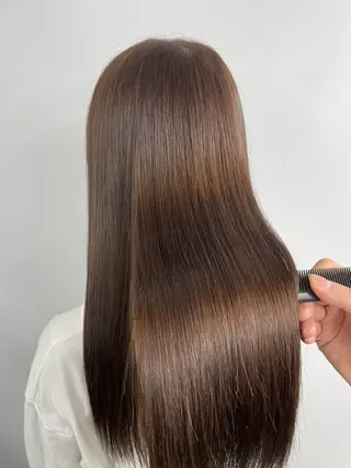 ロング 𝙃𝘼𝙍𝙐🎀 韓国×エクステのヘアスタイル