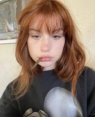 ミディアム カラー 吉田一輝 外国人パーマのヘアスタイル