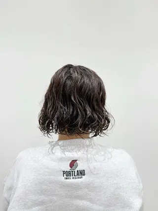 パーマ パーマ×レイヤー| カラー カホ🪩🤍のヘアスタイル