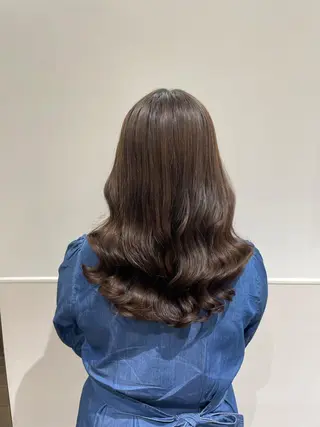 セミロング 縮毛矯正/レイヤー /ひかるのヘアスタイル