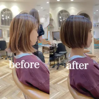 ショート カラー 💎巻ける縮毛矯正/ 艶髪💎石渕智也のヘアスタイル