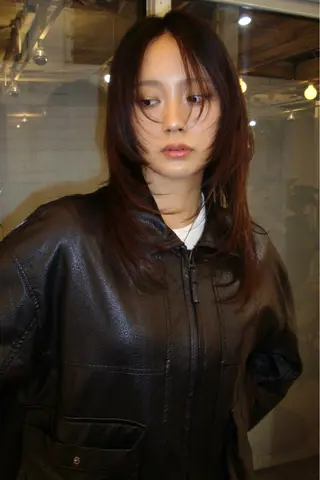 ロング リュウキ/レイヤー/ モードのヘアスタイル