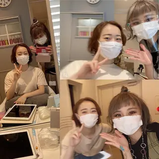 ショート カラー パーマ ヘアアレンジ メンズ キッズ ネイル マツエク・マツパ ✂︎ショート、ボブ、 レイヤー🩵YUMIのヘアスタイル