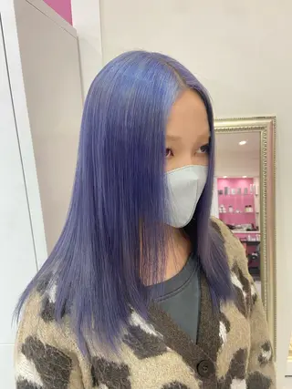 ロング カラー Hirona 縮毛矯正/髪質改善のヘアスタイル