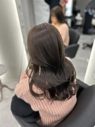 ロング 似合わせスタイル 岡田勇哉のヘアスタイル