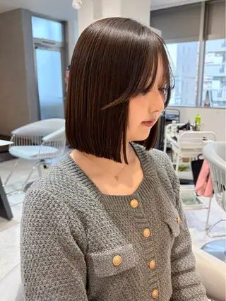 ミディアム カラー ブリーチなしWカラー ヘアセット🎀はるかのヘアスタイル