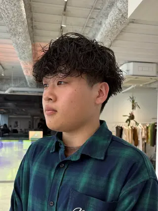 パーマ メンズ ANY/メンズ特化/ シバヤ ユウキのヘアスタイル