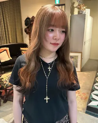 ロング もりやま りりかのヘアスタイル
