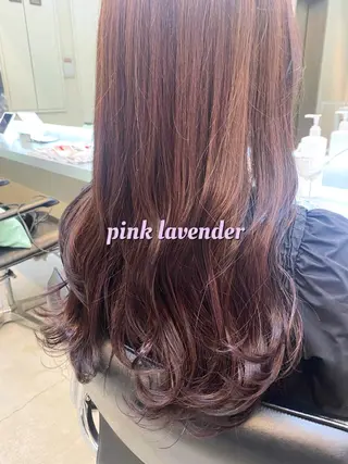 ロング カラー 岡野 静華のヘアスタイル