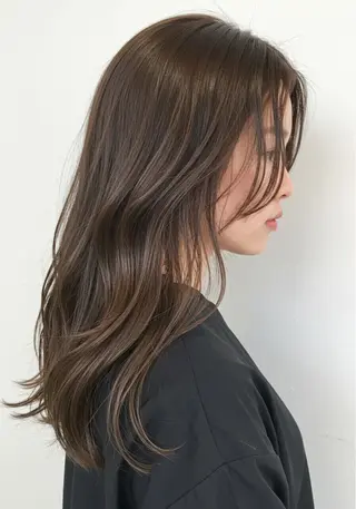 カラー 永幡 早百合のヘアスタイル