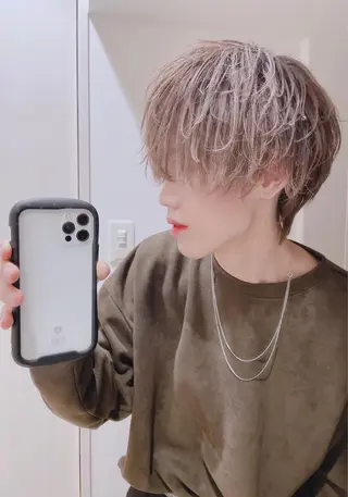 ショート ヘアアレンジ メンズ メンズZina代表 田端 麗治のヘアスタイル