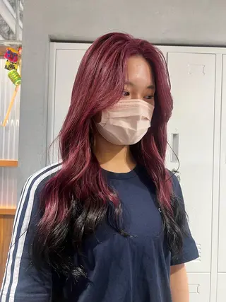 カラー 🎀 夏秋🎀のヘアスタイル