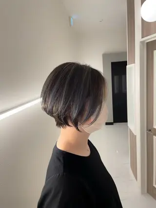 ショート カラー 似合わせスタイル 岡田勇哉のヘアスタイル