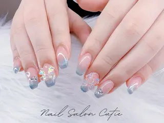 ネイル ワンホンネイル 韓国ネイルのネイルデザイン