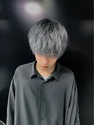 カラー ヘアアレンジ メンズ メンズ専門 美容師✨ アメ村 堀江颯瑛のヘアスタイル