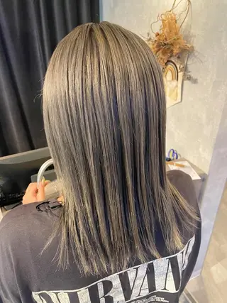 セミロング カラー Matsubara asuka  ☪︎のヘアスタイル