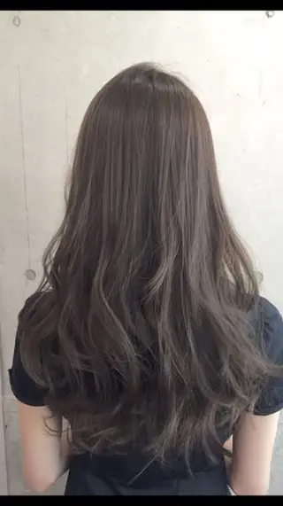 ロング カラー 髙橋碧トレンドパーマ ／透明感カラー✧︎のヘアスタイル