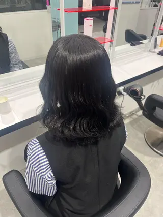 ミディアム カラー みう/仙台/暖色/ 艶髪/顔周りカット/のヘアスタイル