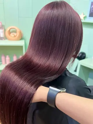 カラー 艶盛れ透明感カラー/ kanna🖤のヘアスタイル