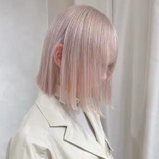 ミディアム カラー レイヤーカット/ボブ 韓国ヘア🪄REN.のヘアスタイル