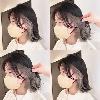 カラー 渋谷:インナーカラー ／🍒エリカ🍒のヘアスタイル