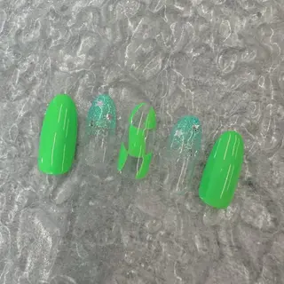 ネイル ⭐︎休業中の練習⭐︎ JNA認定講師髙橋のネイルデザイン