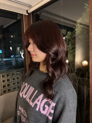 ロング saraju コナツのヘアスタイル