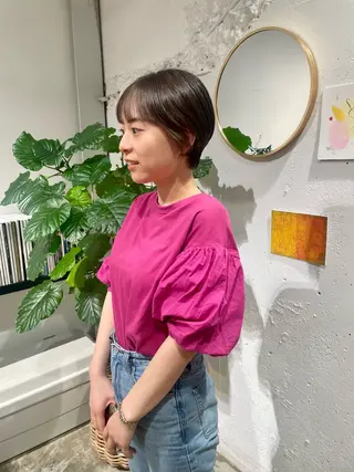 ショート yearn所属・naho✂︎bob/ layerのヘアスタイル