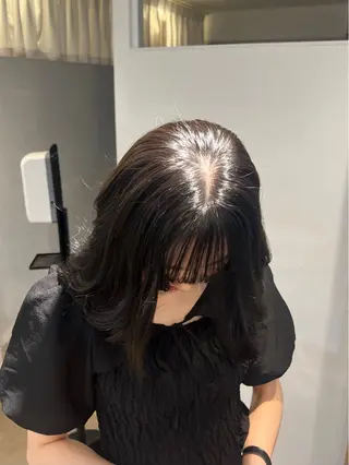 ロング カラー H 梅田所属・藤本 泰 /レイヤー カットモデル様募集中のヘアスタイル