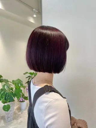 ショート カラー ボブ/インナーカラー /眉毛/Miyuのヘアスタイル