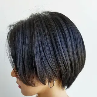 ショート カラー パーマ iplus✴ まつげ、眉毛、耳つぼのマツエク・マツパデザイン