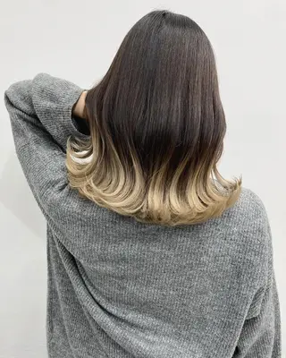 ミディアム 【公式】amble luxe池袋東口🩷のヘアスタイル