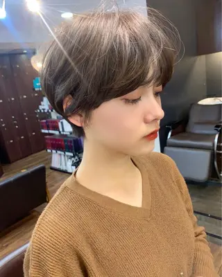 ショート 縮毛矯正/ショート/ レイヤー/畑中正敏のヘアスタイル