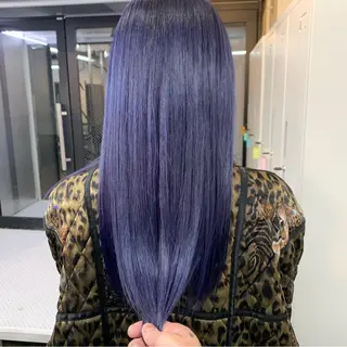 ロング カラー ヘアアレンジ ハイトーン/美髪矯正 🍃大江拓実のヘアスタイル