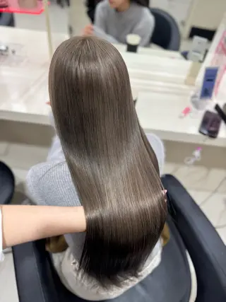 ロング カラー 🤍韓国大人っぽ ベージュMAI🤍のヘアスタイル