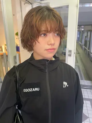 ショート パーマ YUKI 新宿 カット/パーマのヘアスタイル