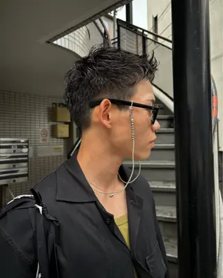 ショート メンズ 渋谷/原宿/メンズ/ コヤマトモヤのヘアスタイル