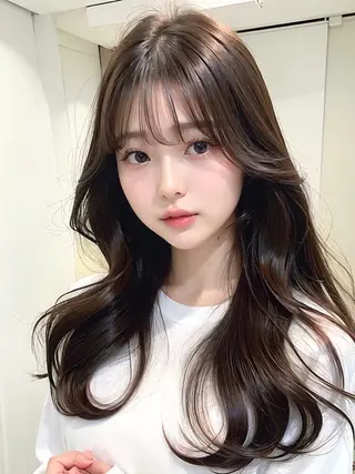 ロング 透明感カラー🪄 髪質改善♡田中みづきのヘアスタイル