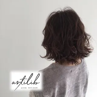 ショート カラー ヘアアレンジ SHO担当髪質改善 東加古川アーティブのヘアスタイル