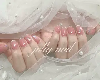 ネイル Jolly チップ長さだしのネイルデザイン