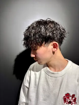 ショート パーマ メンズ 2nd HOUSE所属・2ndHOUSE 松本晃佳のヘアスタイル