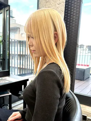 ミディアム 秋山 輝星のヘアスタイル