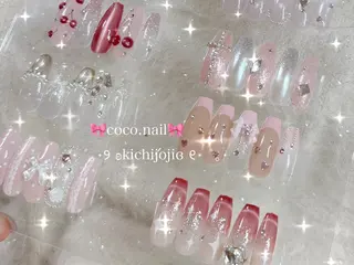 ネイル coco.nail/ y2k/ワンホンのネイルデザイン