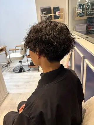 パーマ メンズ 大槻 ハルカのヘアスタイル