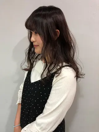 ミディアム カラー 🍃柔らかヘアー田中 瑞希🍃のヘアスタイル